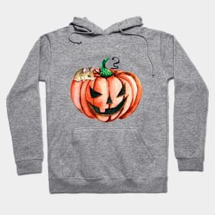 Halloween Pumpkin Mouse Hoodie